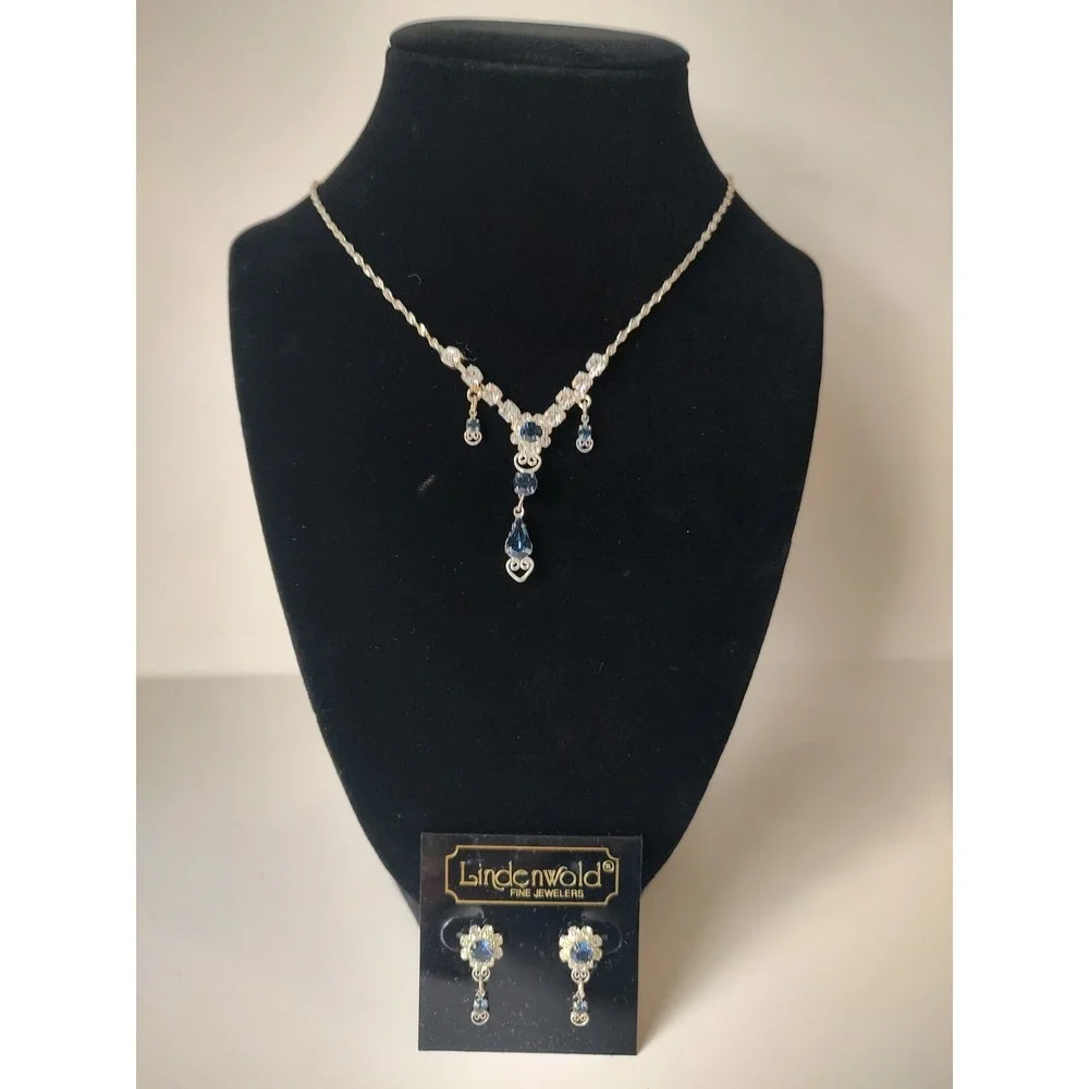Lindenwold Fine Jewelers necklace and earrings set